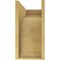Ekena Millwork 9"W x 18"D x 18"H Classic Legacy Rough Cedar Woodgrain TimberThane Corbel, Primed Tan CORUR09X18X18LGYRCPR - alternate 5
